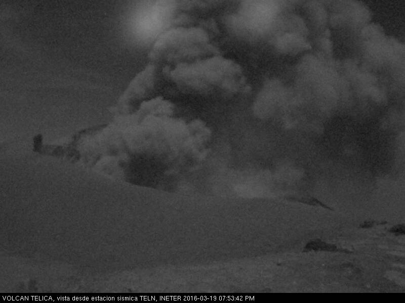 Reportan explosión en Volcán Telica